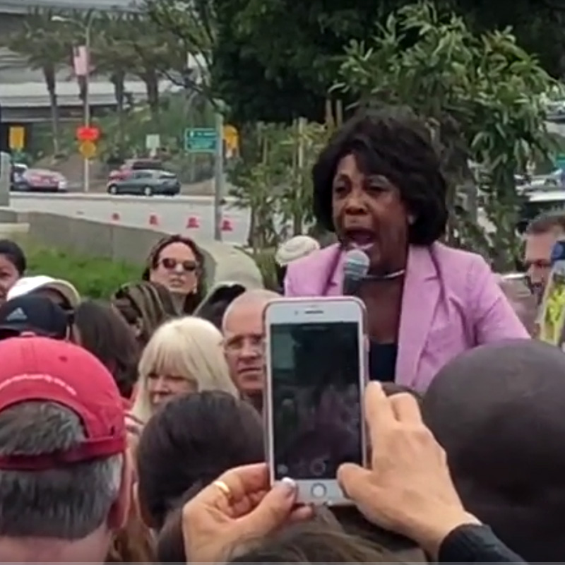 Democrat Maxine Waters Makes Public Call For Harassment & Violence Against Members of Trump Administration [VIDEO]