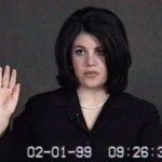 Monica Lewinsky takes an oath