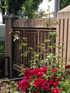 My home town World War II Memorial set in our Courthouse Square