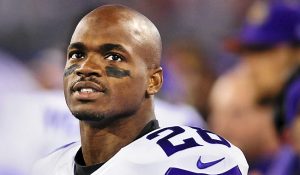 Adrian Peterson of the Minnesota Vikings