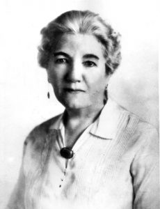 Laura Ingalls Wilder, a portrait from sometime in her sixties, when she would have been writing the "Little House" books