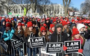 Pro-Life supporters at rally in Washington, D.C.