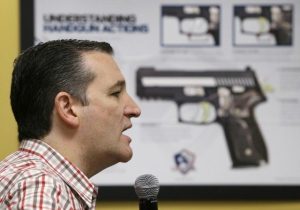 Photo taken of Ted Cruz at Second Amendment event last Saturday by AP photographer Charlie Neibergall