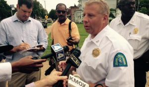 St Louis Police Chief Sam Dotson