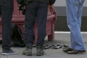 Magazines carried by the gunman