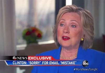 Hillary Clinton Offers Quasi-Apology [VIDEO]