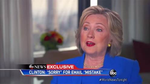 Hillary Clinton Offers Quasi-Apology [VIDEO]