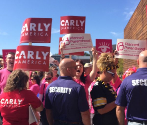 Condoms Thrown at Carly Fiorina