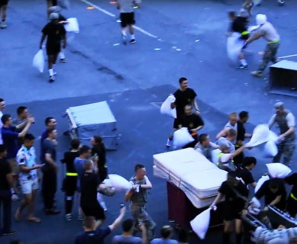 West Point pillow fight turns violent (again)