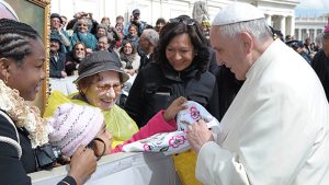 Pope Francis & Jersey Vargas, 2014, Italy