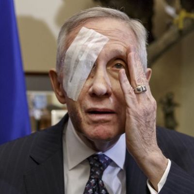 Retiring Senator Harry Reid Suing for Eye Accident