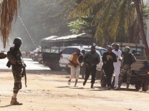 Street scene this morning in Mali