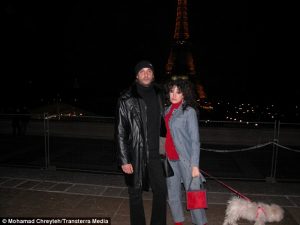 The happy (?) couple in Paris