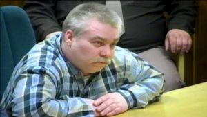 Steven Avery, the moment he heard his guilty verdict in the murder trial