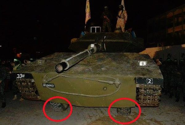 Hamas Unveils New “Tank” on “The Road of Jihad”