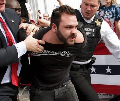 Man who Crashed Trump Stage Treated like Celebrity by Media [VIDEO]