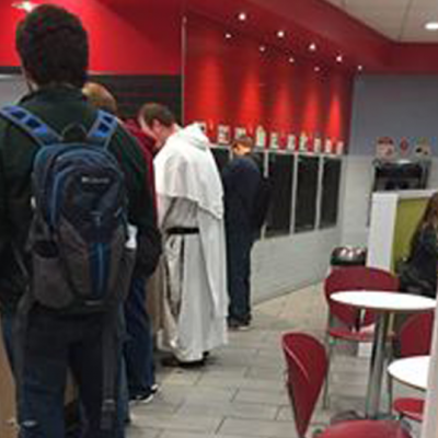 Hysterical College Students Think Priest is a KKK Member