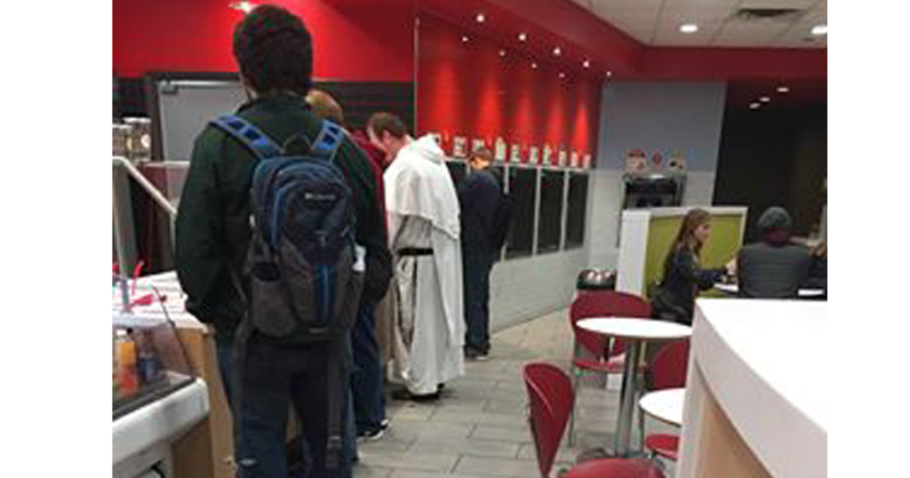 Hysterical College Students Think Priest is a KKK Member