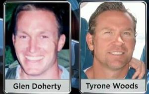 CIA annex employees Glen Doherty and Tyrone Woods killed in the second Benghazi attack