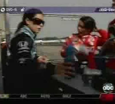 Danica Patrick gets into a girl fight!