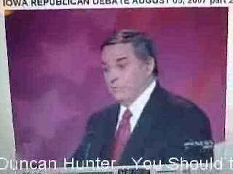 Ron Paul vs. Duncan Hunter