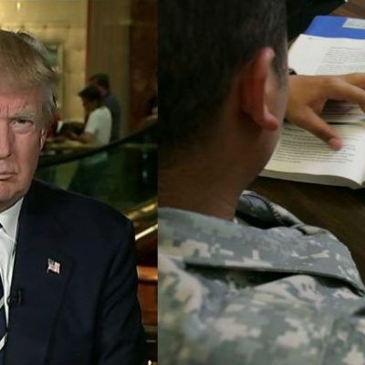 Donald Trump Won't Support The G.I. Bill [VIDEO]