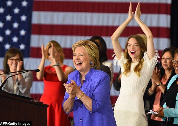 #HillaryClinton Takes Victory Lap With A Little Help From Her Hollywood Galpals [VIDEO]