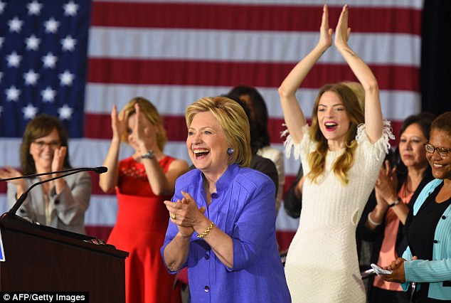 #HillaryClinton Takes Victory Lap With A Little Help From Her Hollywood Galpals [VIDEO]
