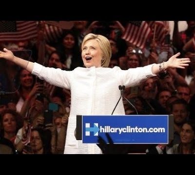 #HistoryMade and #GirlIGuessImWithHer: Hillary's Self-Serving Victory Speech and Hashtags Abound