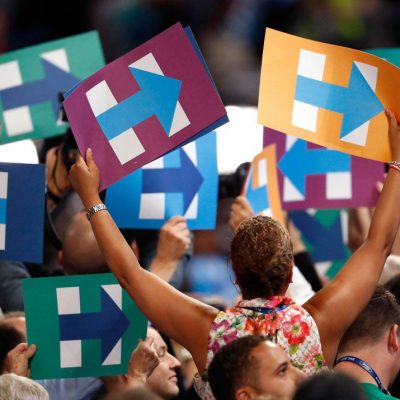 #DemsInPhilly:  Trust in Household Names, Celebrity Donkeys, Journalists, Michelle Obama, Women and Bill