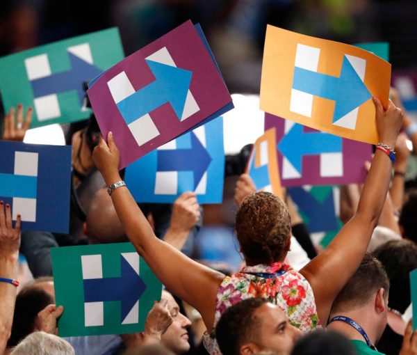 #DemsInPhilly:  Trust in Household Names, Celebrity Donkeys, Journalists, Michelle Obama, Women and Bill