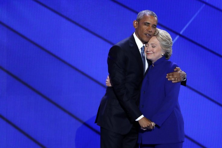 #DemsInPhilly: Obama and Clinton Trumped