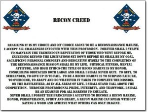 force recon creed