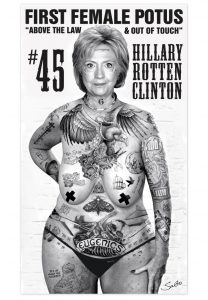 Hillary Rotten Clinton by Sabo