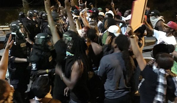 Police Shooting Protesters Shut Down Charlotte I 85