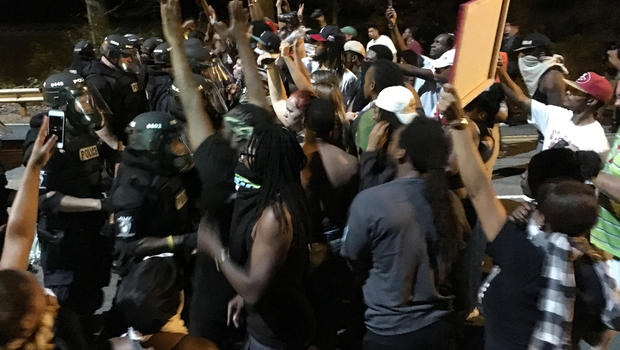 Police Shooting Protesters Shut Down Charlotte I 85