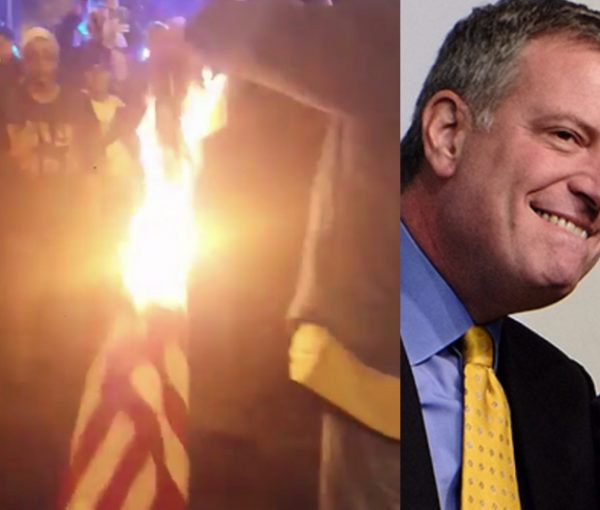 Trump Tantrum: New York’s Mayor Bill de Blasio Encourages More “Peaceful” Protests