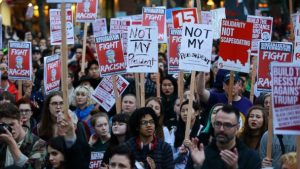 Trump Protests in Seattle, Washington