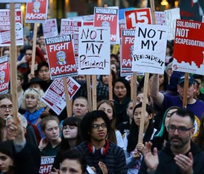 Trump Presidential Election Sparks Protests [VIDEO]