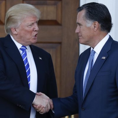 Secretary of State Watch: Donald Trump and Mitt Romney Go on Second Date