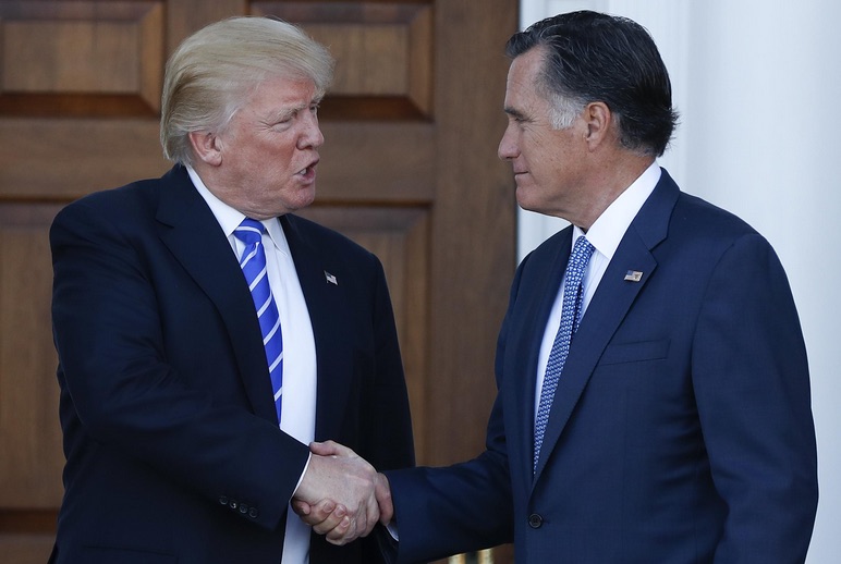 Secretary of State Watch: Donald Trump and Mitt Romney Go on Second Date