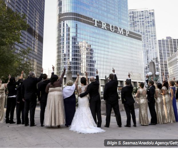 It’s A Thing Now: Newlyweds Flip Off Trump Tower in Wedding Photos. [VIDEO]