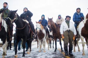 Protestors at Standing Rock