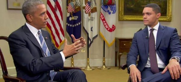 Barack Obama “Interviewed” by Trevor Noah