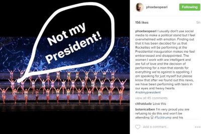 #Rockette Takes Takes To Instagram To Complain About Performance At #Trump Inauguration  [VIDEO]