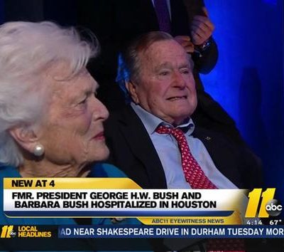 Hospitalized George H. W. Bush Keeps It Classy, Writes Trump [VIDEO]