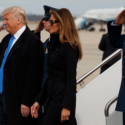 #Inauguration2017: Trump Family Arrival In D.C. And Wreath-Laying Ceremony At Arlington [VIDEO]