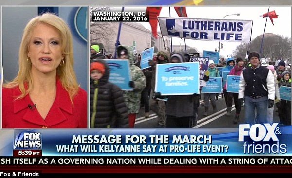 Kellyanne Conway and Mike Pence Speak at March for Life [VIDEO]