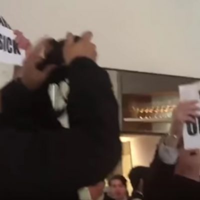 Gross: “Sick” Protesters Stage Cough-In at Trump Restaurant in Manhattan [VIDEO]