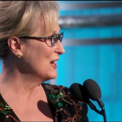 Meryl Streep Continues The Hollywood Trumper Tantrum [VIDEO]